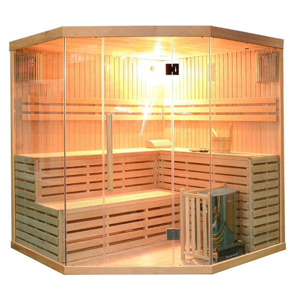 ALEKO 6 Person Traditional Steam Sauna Wayfair